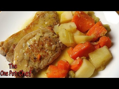 Slow Cooked Smothered Pork Chops | One Pot Chef