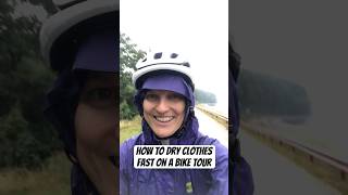Soaked on a bike tour? TRY THIS.
