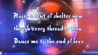 Karaoke - Dance Me to the End of Love chords