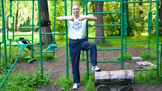 картинка: День 5 ЕЖЕДНЕВНАЯ ЗАРЯДКА Гимнастика ДЛЯ ВСЕХ возрастов Разминка и тренировка НАЧАТЬ СНАЧАЛА