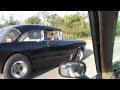 Dennis Holas and his new 55 Belair, rolling to the Scott McCauley Drag Night cruise in Palos Hills.