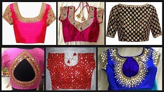 Mirrowork Saree Blouse Designs