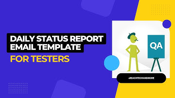 OnDemand - Daily Status Report Email Template & Sample for Software Testers | Quality Engineer Guide