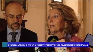 SICUREZZA URBANA:  SI AMPLIA IL PROGETTO  "SOPHIA"  CON LE TELECAMERE DI POSTE ITALIANE