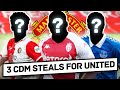 3 defensive midfielder steals for manchester united