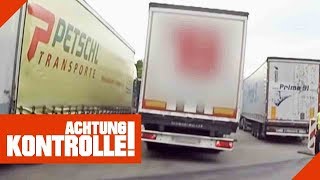 LKW komplett schief & katastrophale Reifen! Weiterfahrt verboten! | Achtung Kontrolle | Kabel Eins