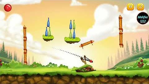 KnockDown Bottles 2 Forest Level 36 -40