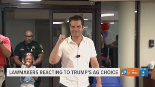 Lawmakers react to Trump's AG nomination Matt Gaetz