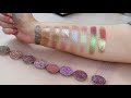 Glamshop eyeshadow swatches - Swatch party #4