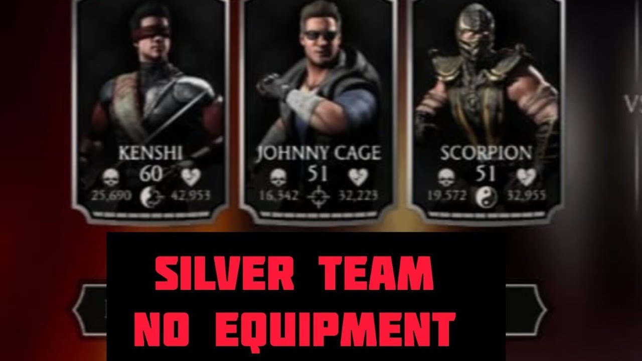 MORTAL KOMBAT HELLSPAWN TOWER 70 SILVER TEAM NO EQUIPMENT 