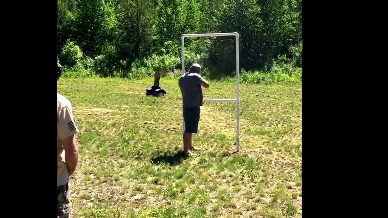 Shooting Team Never Quit ammo at exploding targets!