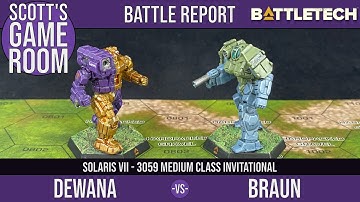 BattleTech Battle Report: Dewana vs Braun
