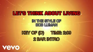 Bob Luman - Let's Think About Living (Karaoke)