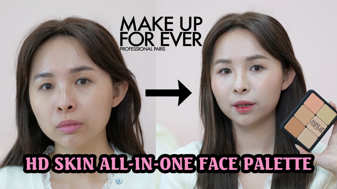 Lần đầu sử dụng bảng trang điểm HD SKIN ALL IN ONE FACE PALETTE đến từ MAKE UP FOR EVER, khó hay dễ?