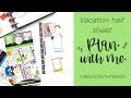 Plan with me // Vacay Half-Sheet // CreatewithMandy