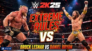 FULL MATCH:Brock Lesnar vs. Daniel Bryan: Champion vs. Champion Match:Survivor Series:WWE:2k25:PS4