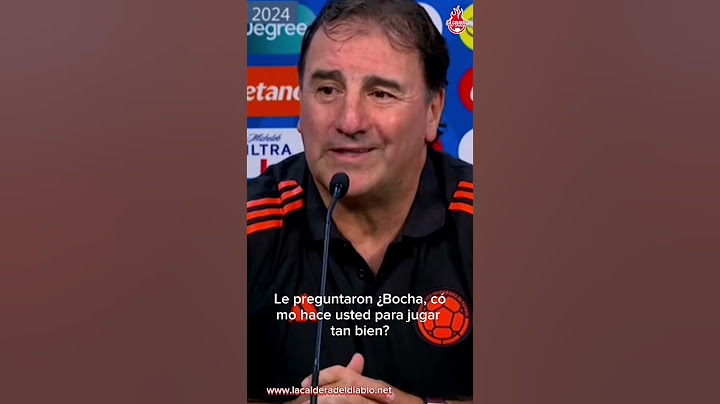 Néstor Lorenzo, DT de Colombia, sobre Ricardo Enrique Bochini