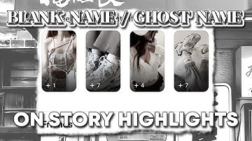 how to blank name/ghost name on story highlights || RPW tutorials