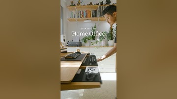 Take a tour of my updated desk setup and home office. #desksetup #homeoffice