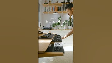 Take a tour of my updated desk setup and home office. #desksetup #homeoffice