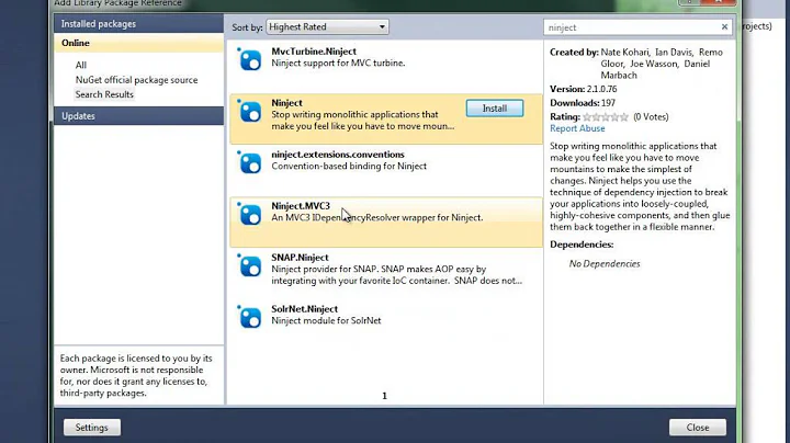 0506 ASP NET MVC 3 Fundamentals NuGet Package Management   Bootstrapping