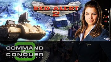 🔴⁴ᴷ⁶⁰ C&C 3 Red Alert History | Allies vs Soviets Hard AI | Top Gun