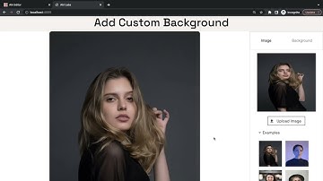 Demo of the custom Background Remover/Swapper using Atri Engine