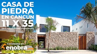 CASA blanca DE PIEDRA en CANCÚN | Obras Ajenas | @estudioamarquitectos