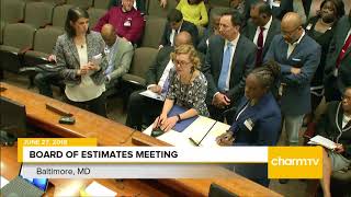 Board of Estimates Meeting; June 27, 2018