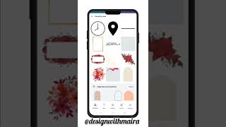 How to make a Nikkah Invitation Card Video 📷📸 @mairanaeem10 #canvadesign