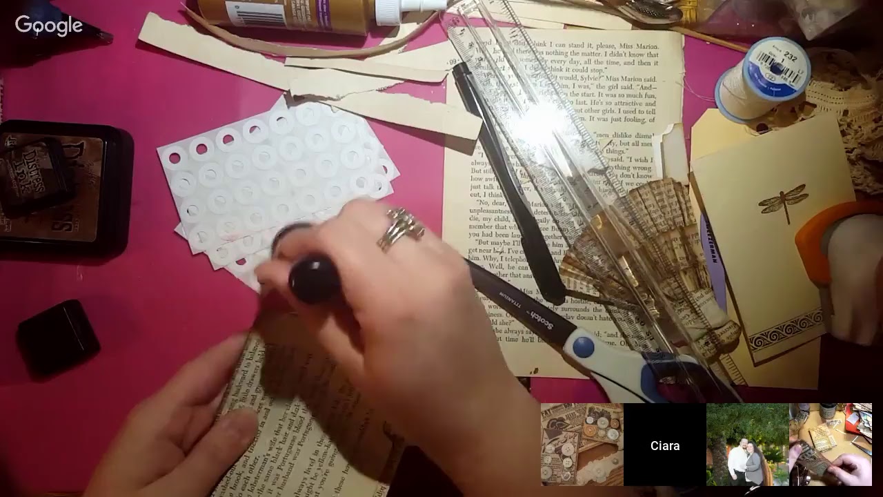Late night crafting with Angela Chronic Crafter