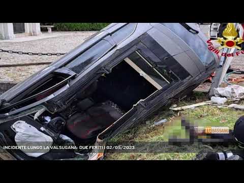 INCIDENTE LUNGO LA VALSUGANA: DUE FERITI | 02/05/2023