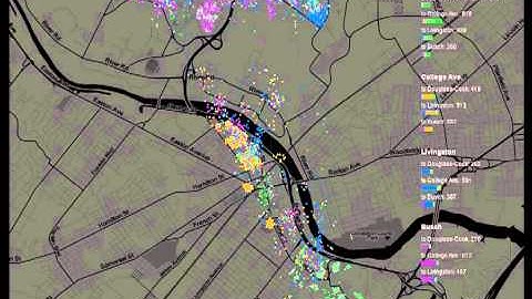 "The Swarm" - Student Data Visualization for Rutgers Physical Master Plan