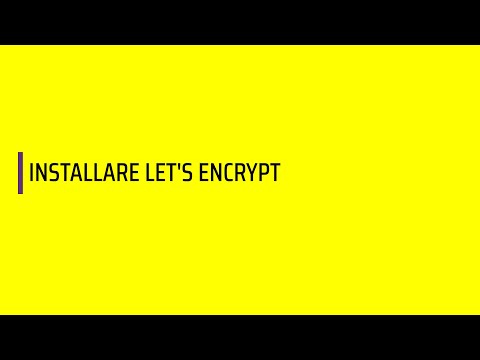 Installare let's encrypt  Let's encrypt tutorial per il Plesk