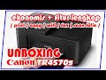 Unboxing & Kelebihan Printer Canon TR4570s | bisa fotocopy folio / F4