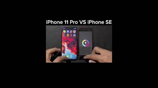 iPhone 11 Pro  vs iPhone SE TEST