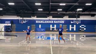 LHHS Cheer 24-25 Tryout Dance w/Counts Front