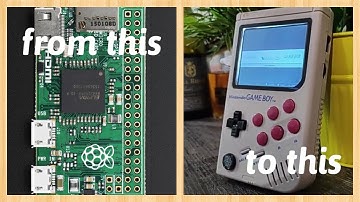 童年补完计划:树莓派自制Gameboy模拟器掌机/ Raspberry pi zero w Custom DIY gameboy build