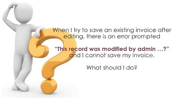 AutoCount Accounting : Error while saving existing transaction...