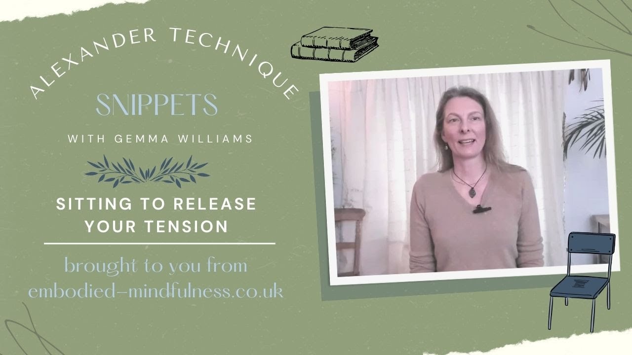 10 minutes of embodied mindfulness - sitting in a chair