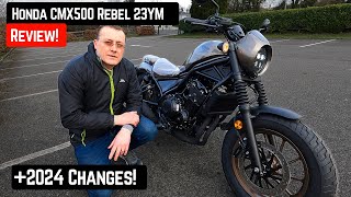 Honda Rebel motorcycle review with 2024 changes you should know