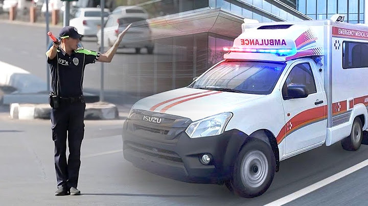 Tez yordam mashinasiga yo'l bering! Bu bilan siz kimningdir hayotini saqlab qolgan bo'lasiz!