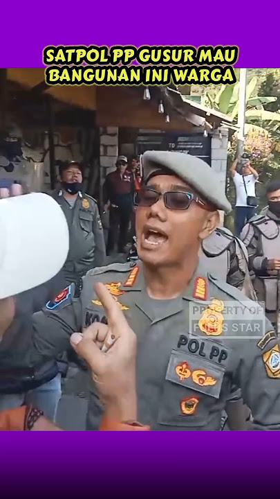STATEMENT OF SATPOL-PP VS CITIZENS #shortvideo #commando #bravotni