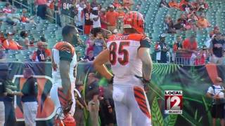 Official launch of Eifert cereal Tyler's Touchdown Crunch