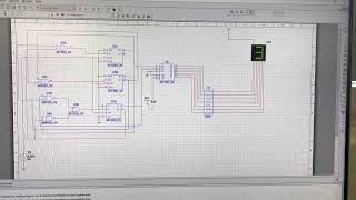 Multisim 7 Segment discrete gates