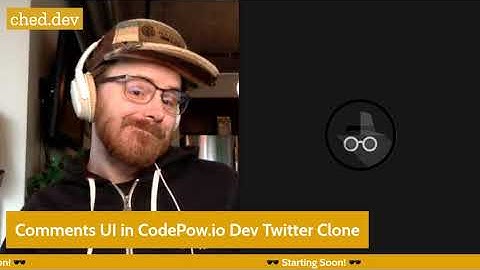 Ep 6: Comments UI in CodePow.io Dev Twitter Clone | [React] [TypeScript] [Tailwind CSS]