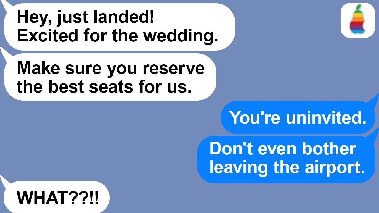 【Texts】Entitled father and his golden family book travel, then learn they’re uninvited