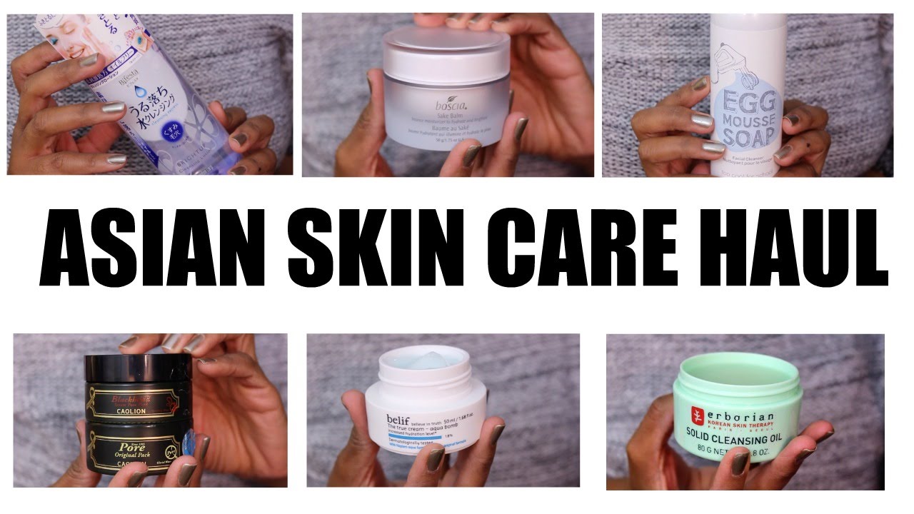 Asian Skin Care Products Haul Video I ByBare YouTube
