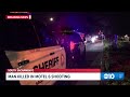 Man killed in Motel 6 shooting