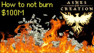 How a $100M  Millionaire should make their dream MMORPG #ashesofcreation